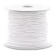 Coloured elastic cord 0.8mm White